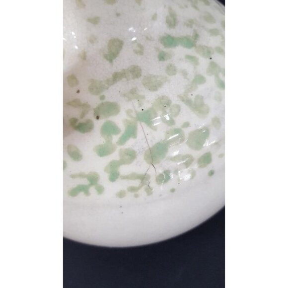 Vintage Stoneware Jug - Mohawk Liqueur Bottle Green Speckled Glaze - Picture 8 of 8